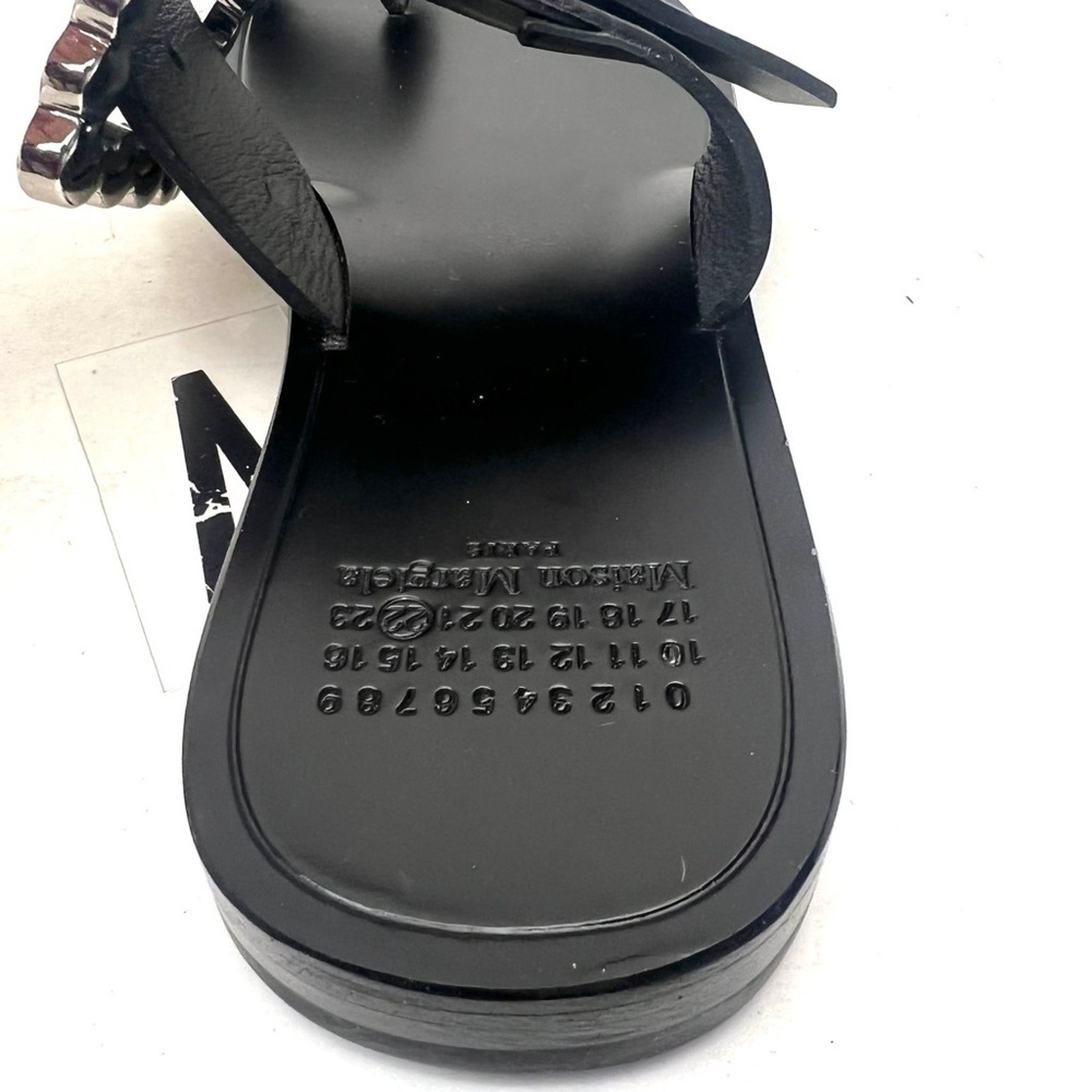 MAISON MARGIELA Embellished leather sandal sz 6.5 - Picture 11 of 15